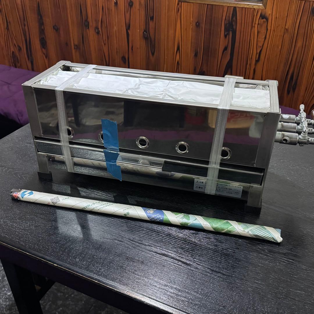 ★新品未使用★ プロパンガス用 業務用焼き鳥器 焼鳥器 焼き鳥焼き機　尺5