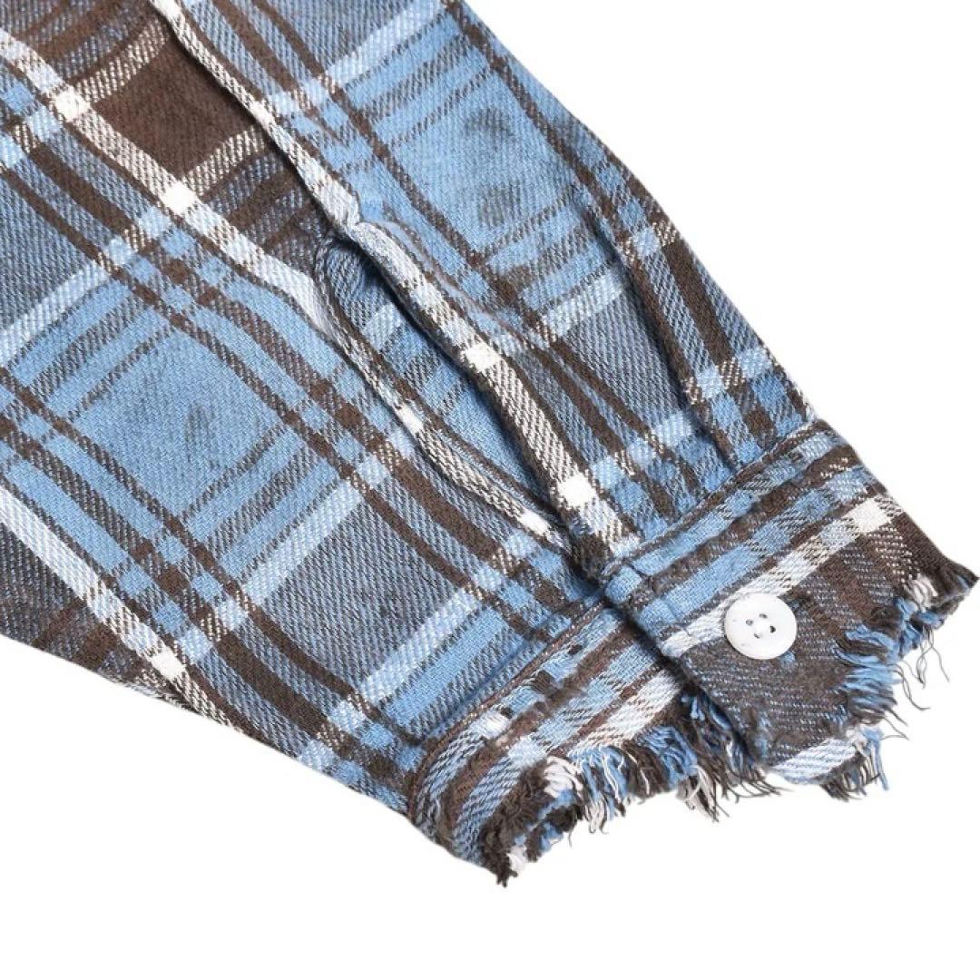 SAINT Mxxxxxx セントマイケル チェックシャツ ヘビネル ネルシャツ