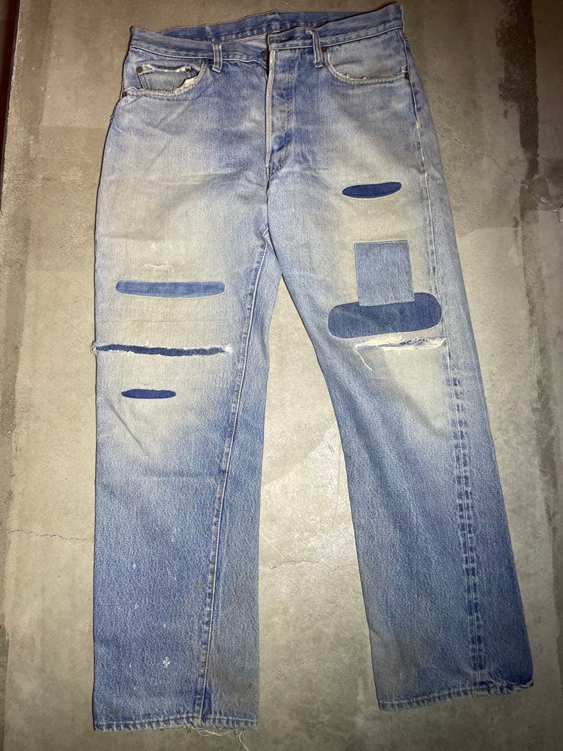 リーバイス　501 80's ヴィンテージリペアデニム