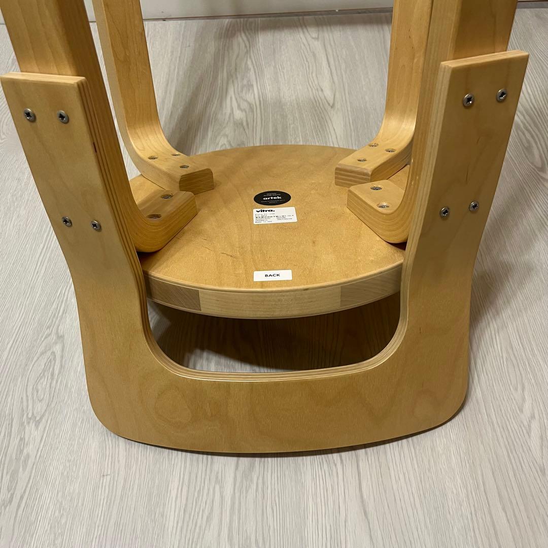 ②artek アルテック ハイチェア K65 ナチュラル　美品