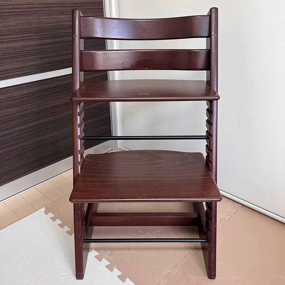 【新型現行品】ストッケ トリップトラップ ウォールナットブラウン