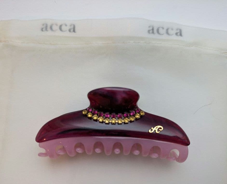 ACCA ダブルコラーナ　ピンク Mサイズクリップ