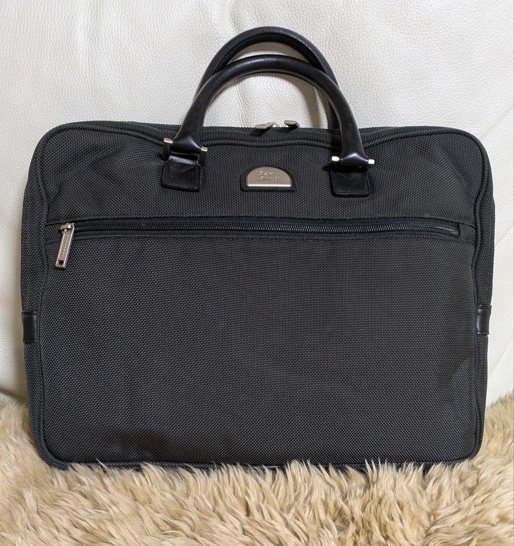 【レア】BURBERRY バーバリー ブリーフケース ダークグレー ホースロゴ