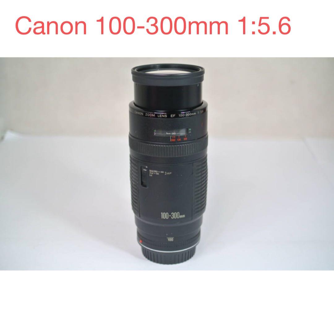 一眼レフカメラ　超望遠レンズ　Canon EF100-300mm