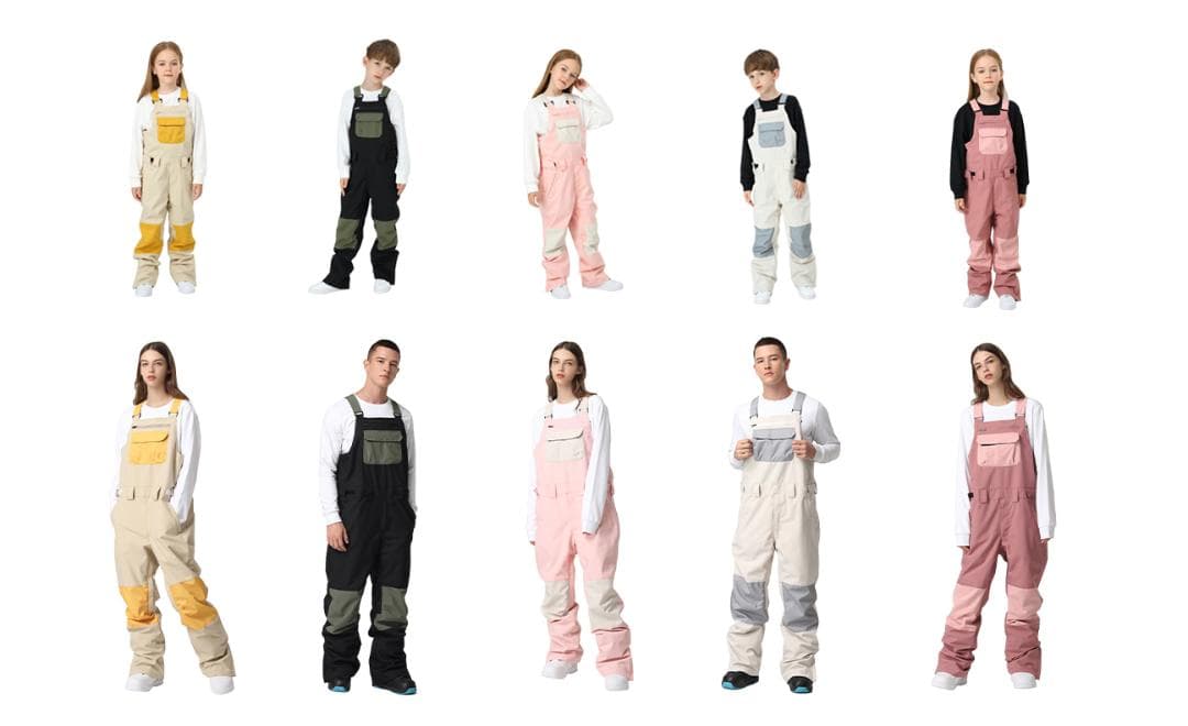 【当日発送】【新品】子供 スノーボードウェア ビブパンツ キッズ 130