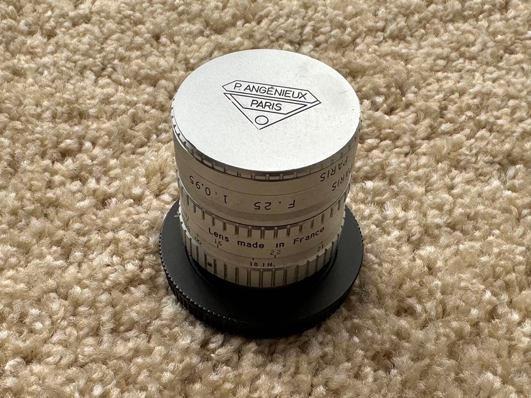 P.Angenieux 25mm f0.95 マイクロフォーサーズマウント改造