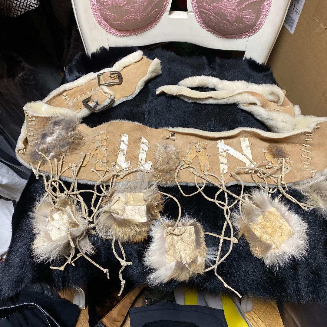 john galliano ネイティブ・アメリカンコレクション　ベルト