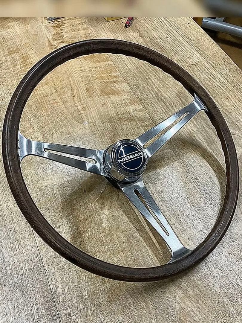 初代シルビアCSP311 純正ステアリング当時物　ウッドに割れもない上物です昭和