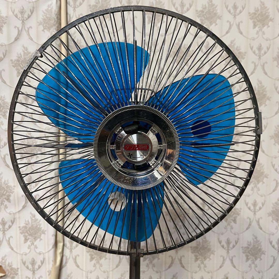 【アンティーク】昭和レトロ HITACHI さわ風 H-30FK 日立 当時物