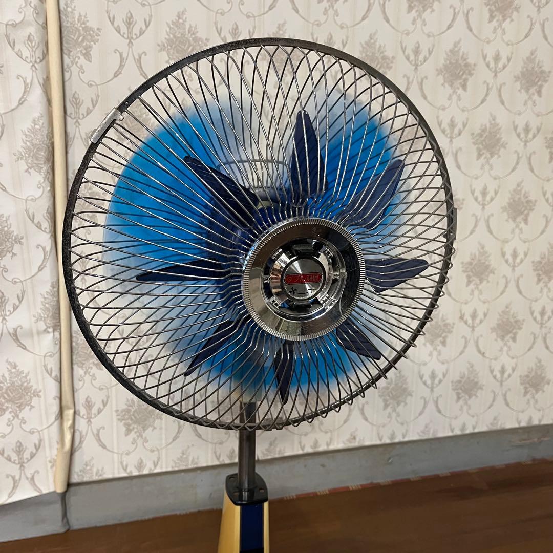 【アンティーク】昭和レトロ HITACHI さわ風 H-30FK 日立 当時物