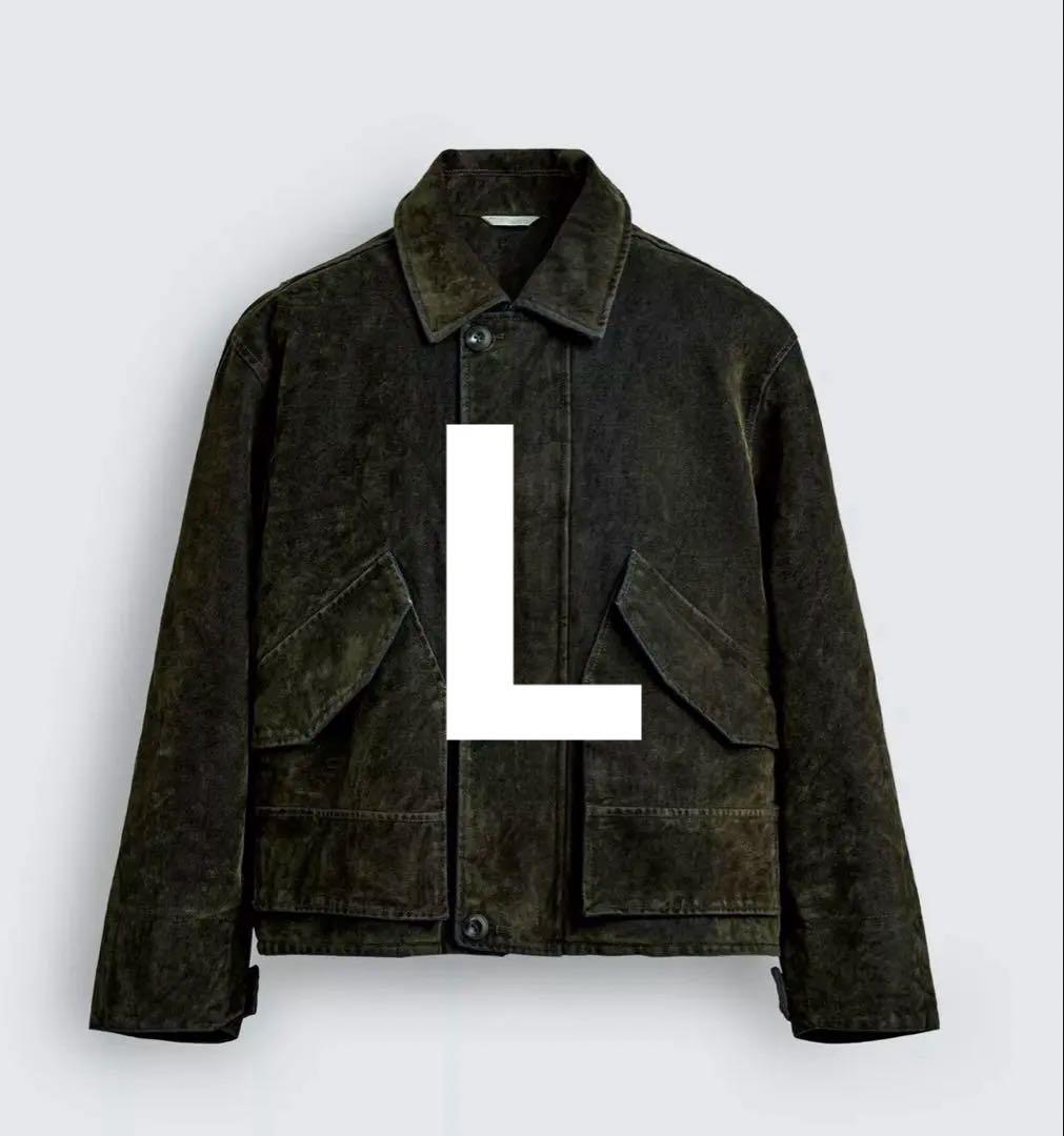 ZARAベロアツイルジャケット　Lサイズ