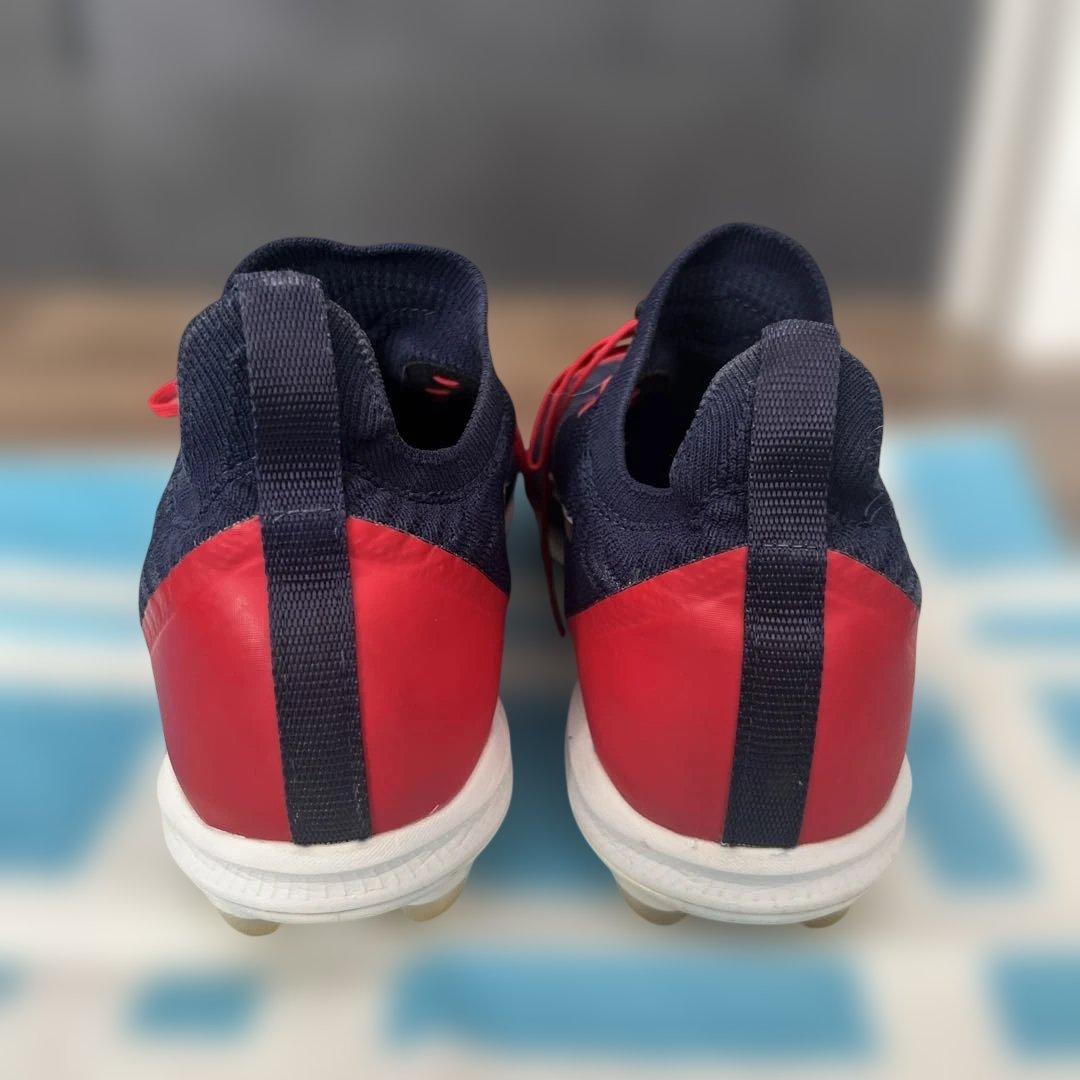 Mizuno 野球用スパイクシューズ ネイビー/レッド