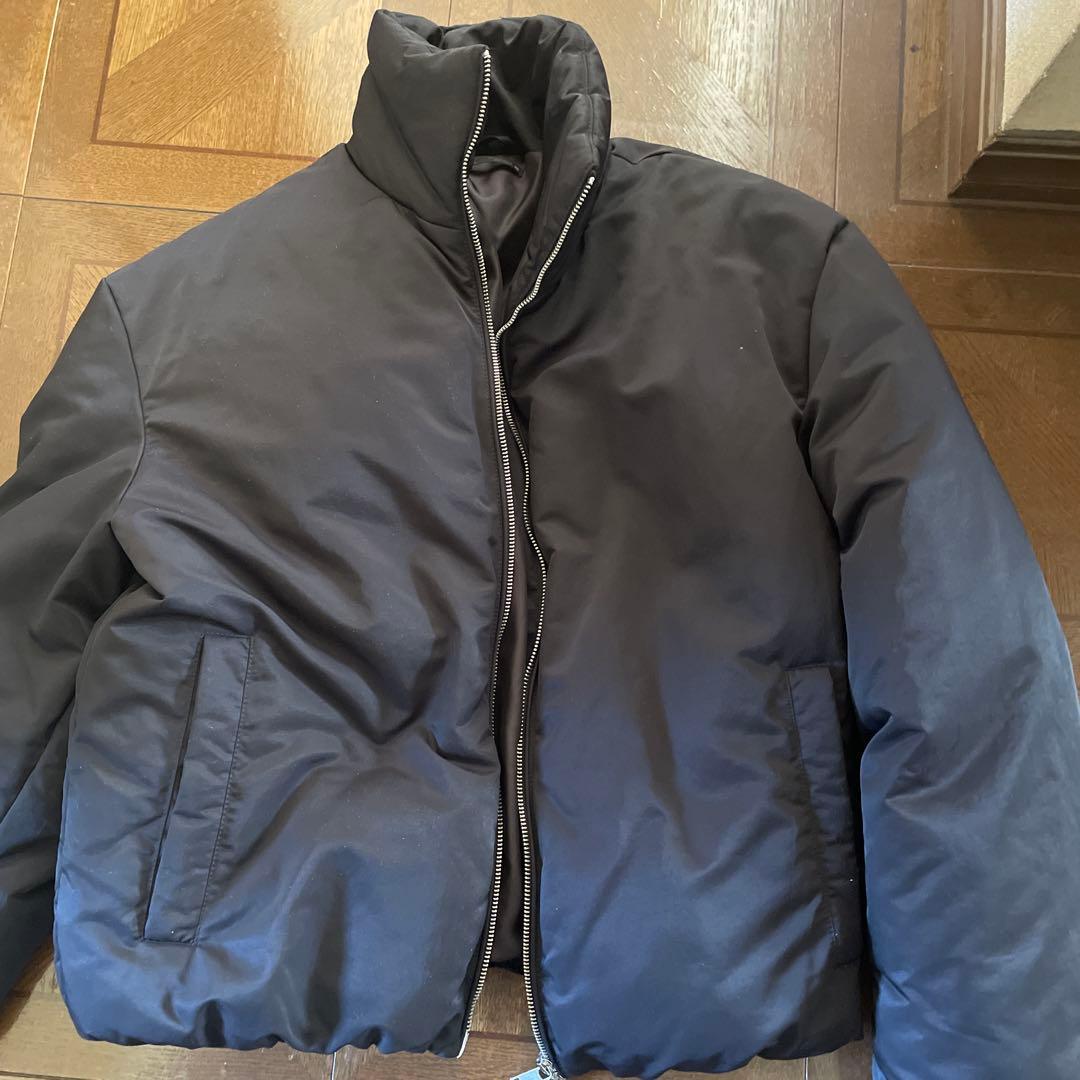 ZARA 撥水加工パフジャケット ブラック S (MEX 38)