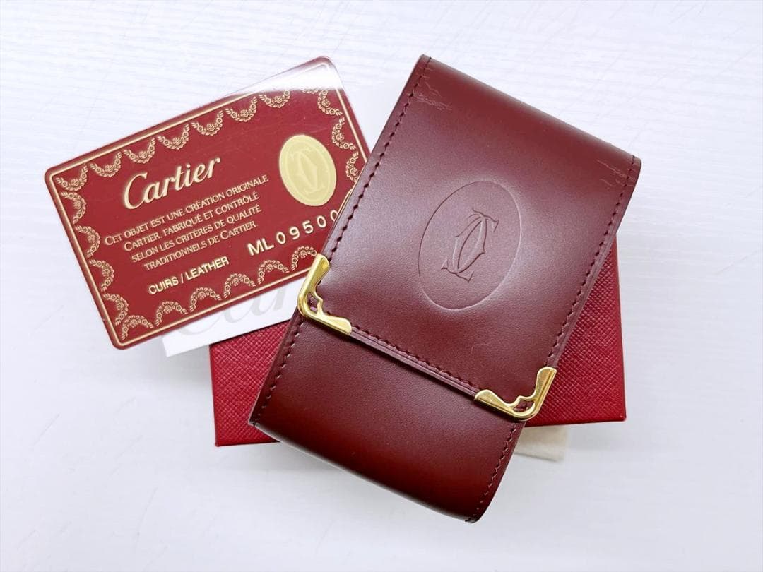 ほぼ未使用　美品　カルティエ　マストドゥ　シガーケース　タバコケース　小物入れ