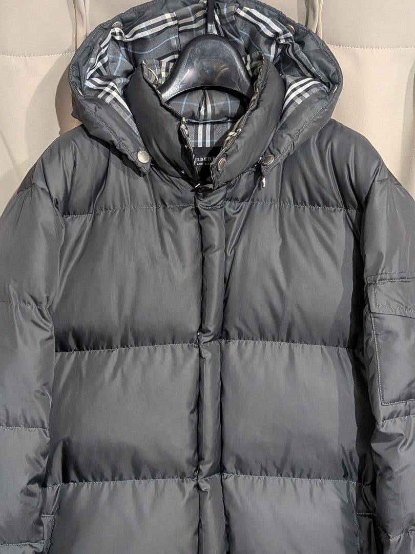 バーバリーブラックレーベル ホワイトグースダウンジャケット M 三陽商会