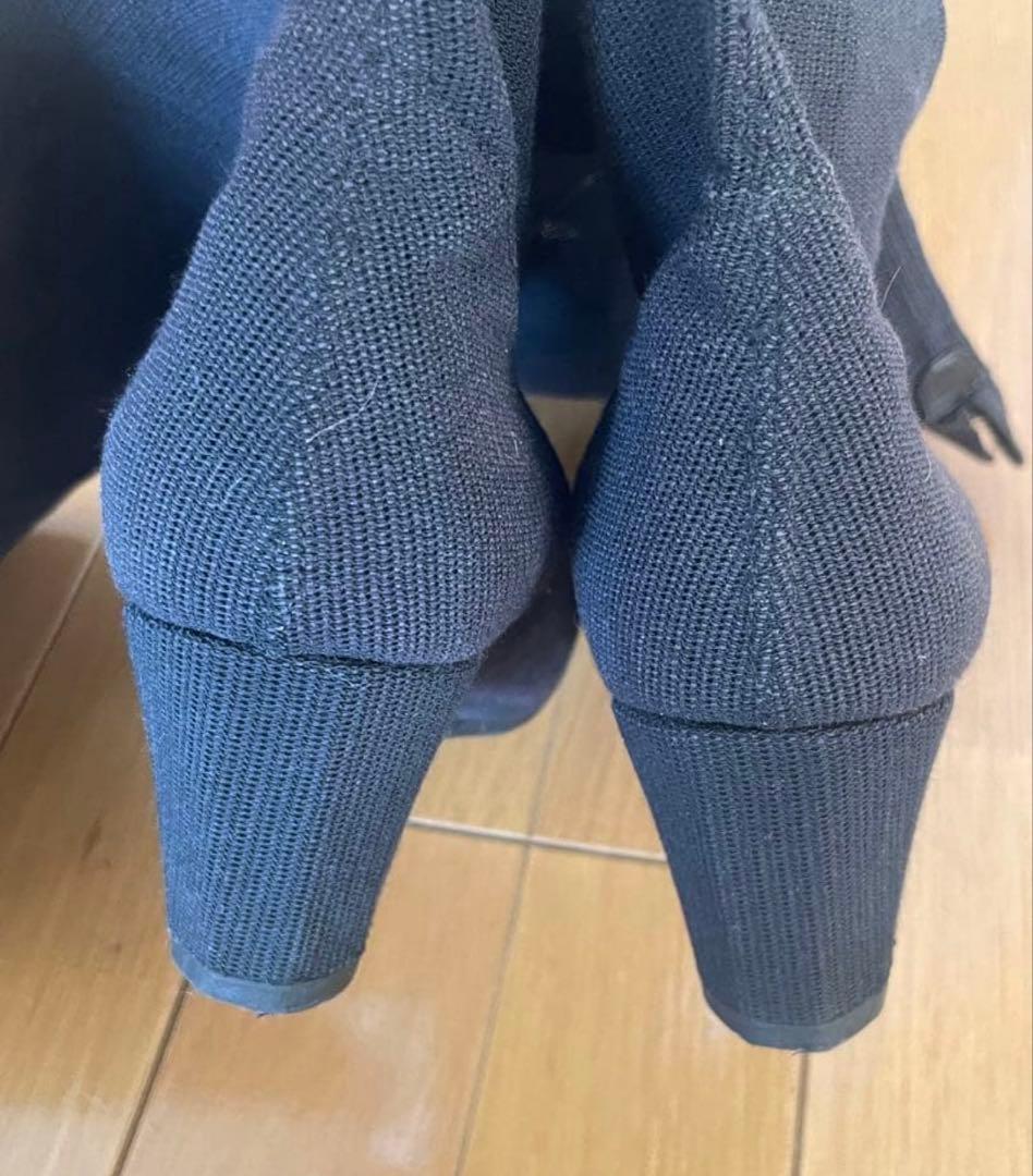 CHANEL シャネル　ニーハイブーツ　サイズ38 ブラック