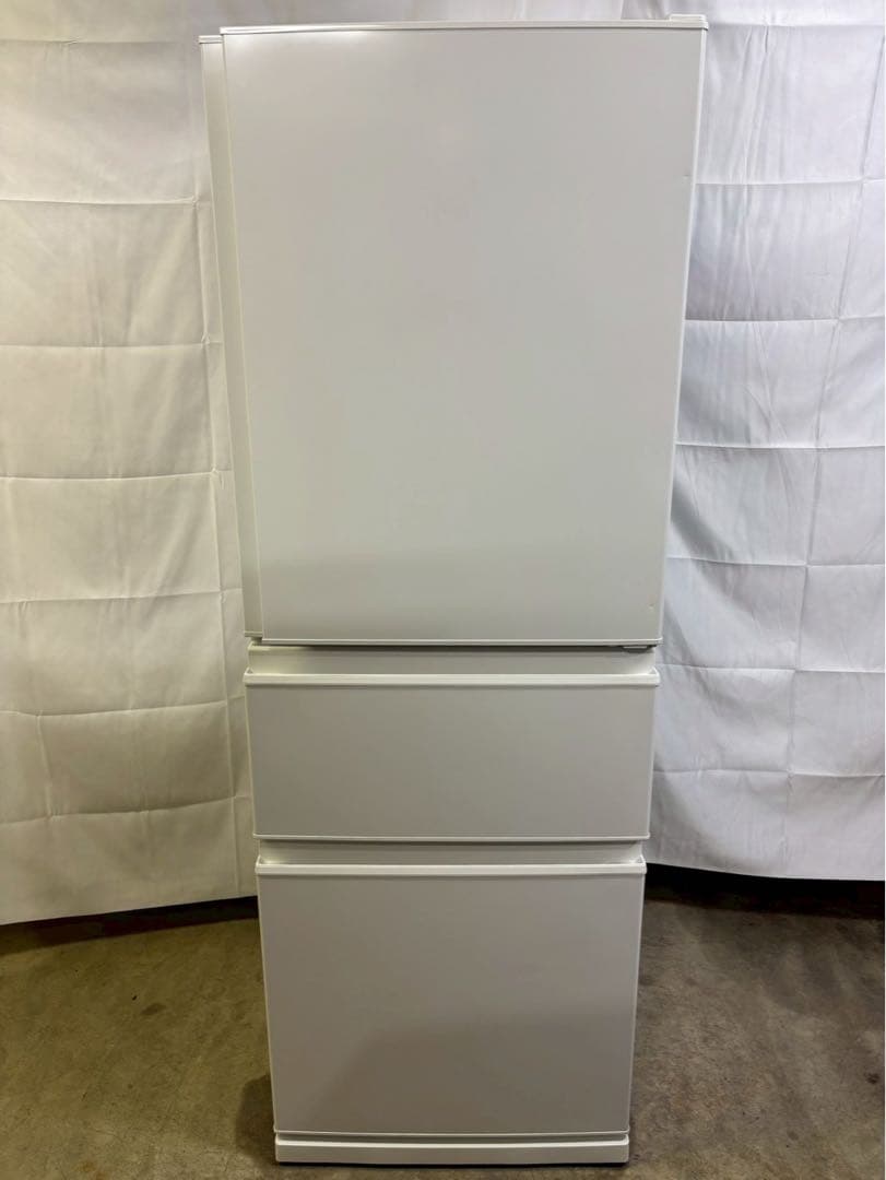 【展示品】三菱電機 3ドア冷蔵庫 MR-C33K-W 2024年製330L