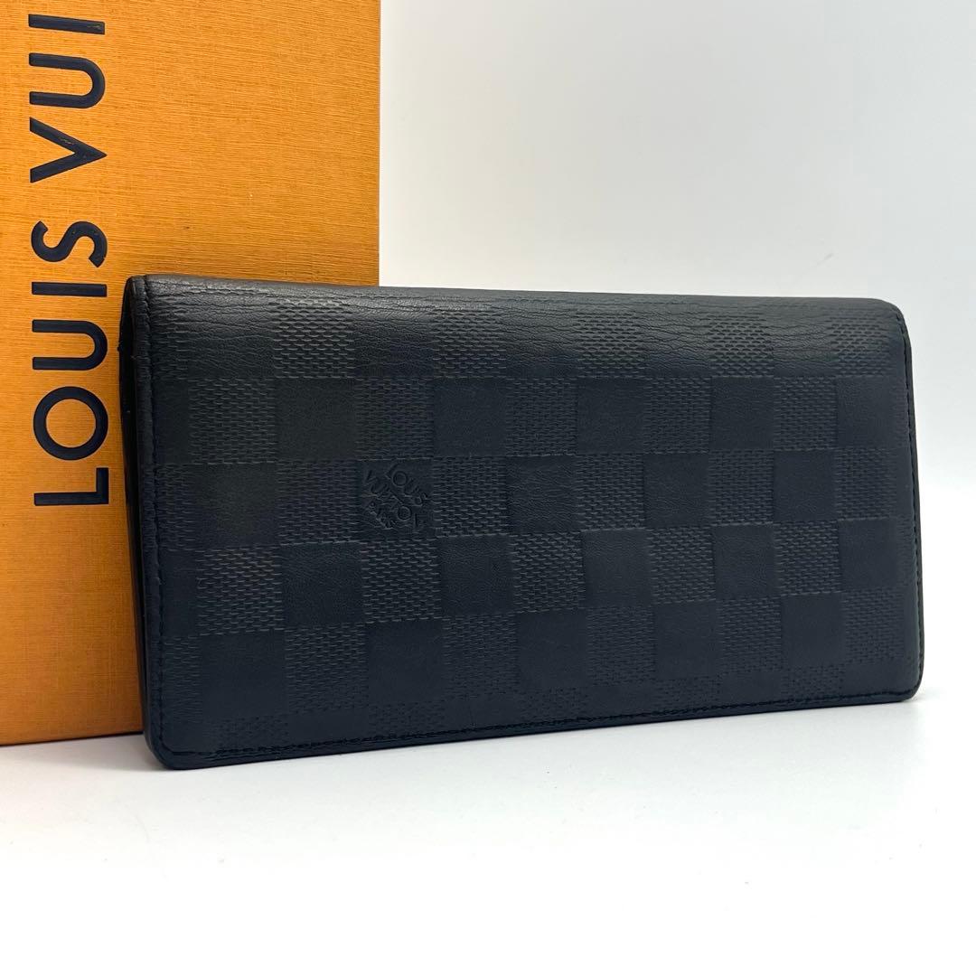 ルイヴィトン　ポルトフォイユブラザ　ダミエアンフィニ　ブラック　N63010