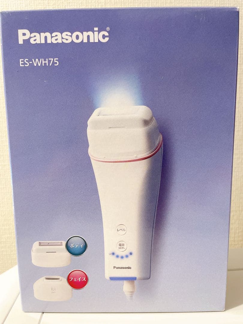 パナソニック光美容器 光エステ ボディ＆フェイス用 ES-WH75