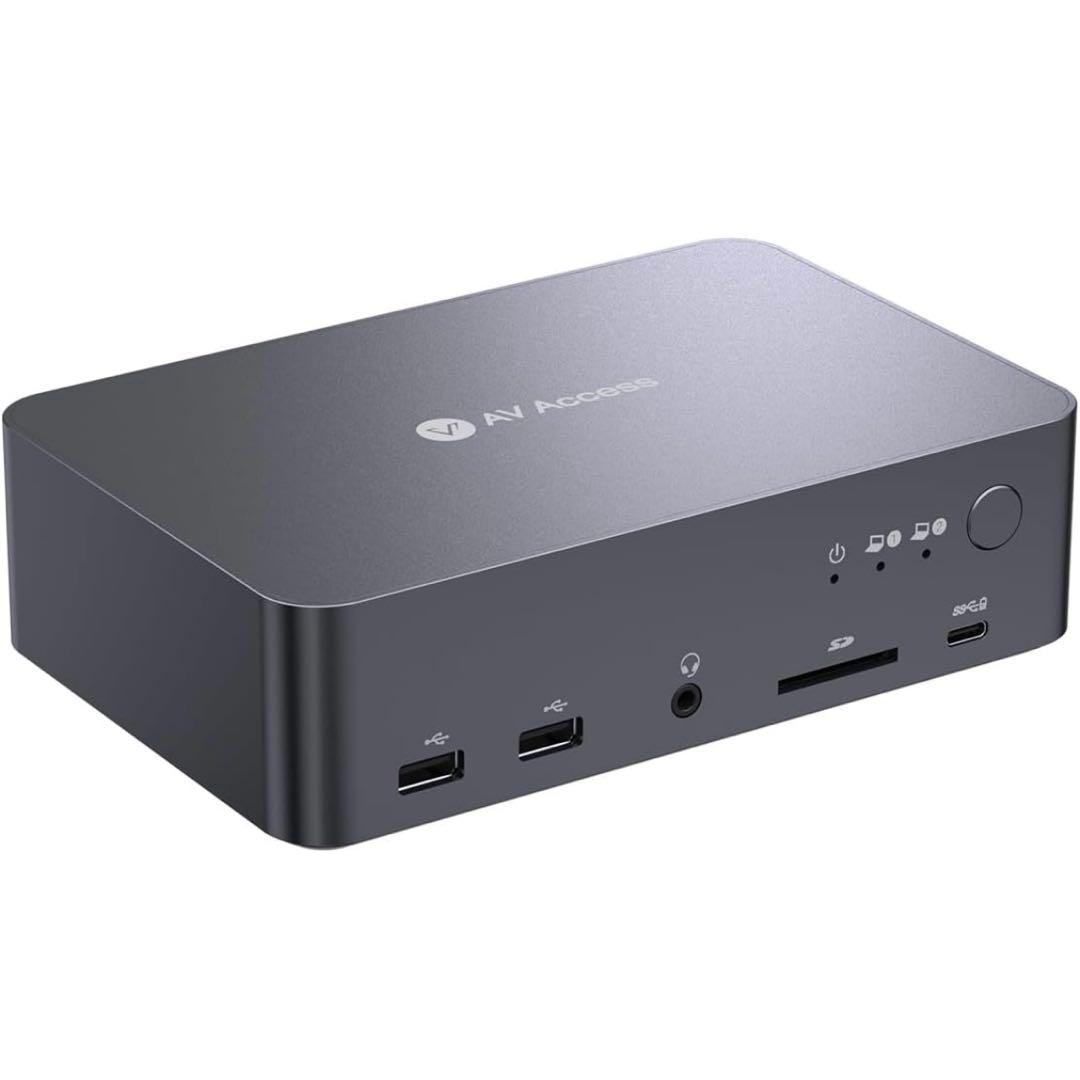 AV Access USB-C 12 in1ドッキングステーションの2入力2出力