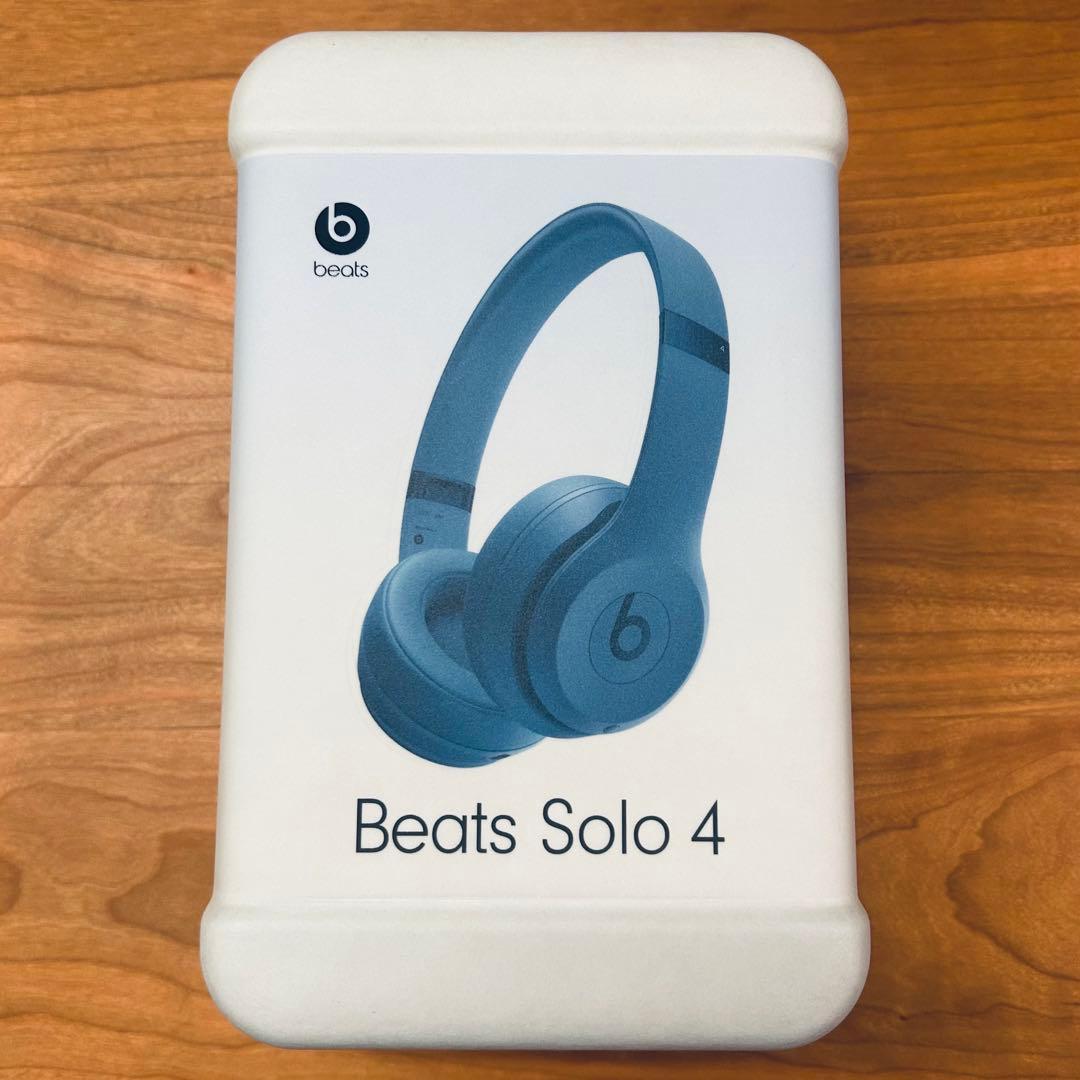 【新品未開封品】Beats Solo 4 ワイヤレスヘッドフォン スレートブルー