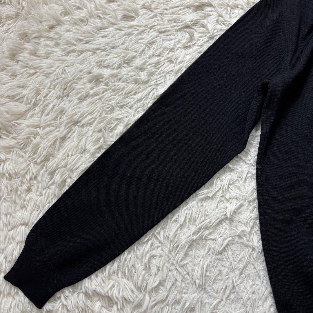 極美品 ZANONE ハイゲージニット ブラック 46