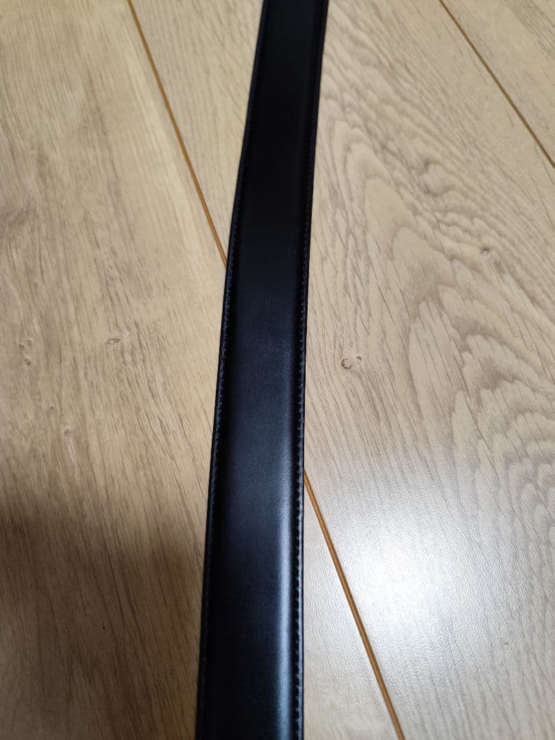 ISETAN MENs 100 コードバン ベルト 黒 ブラック レザーベルト