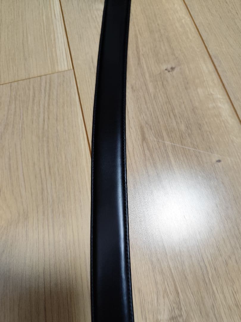 ISETAN MENs 100 コードバン ベルト 黒 ブラック レザーベルト