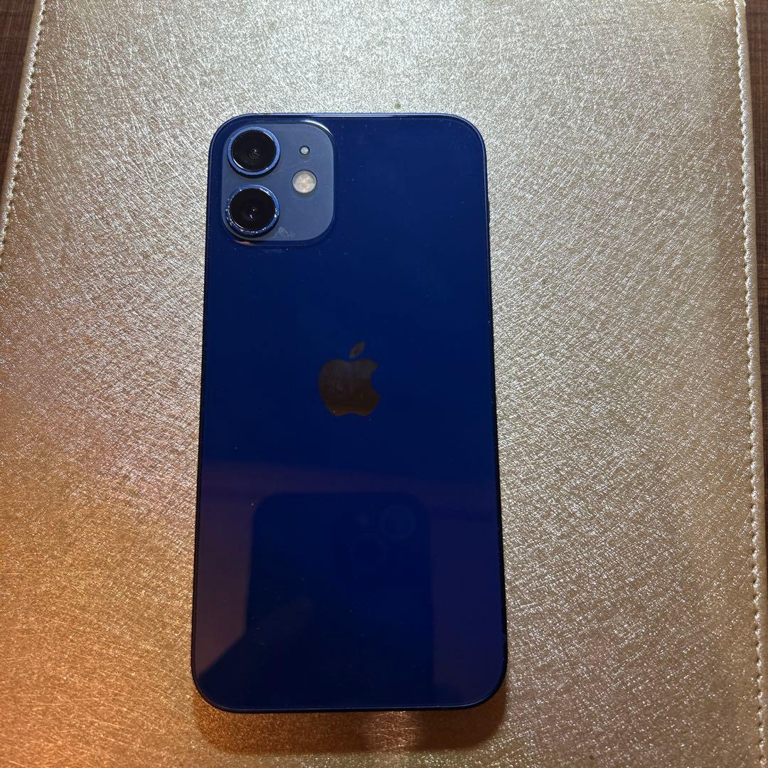 Apple iPhone 12 miniブルー 本体（カメラ故障）