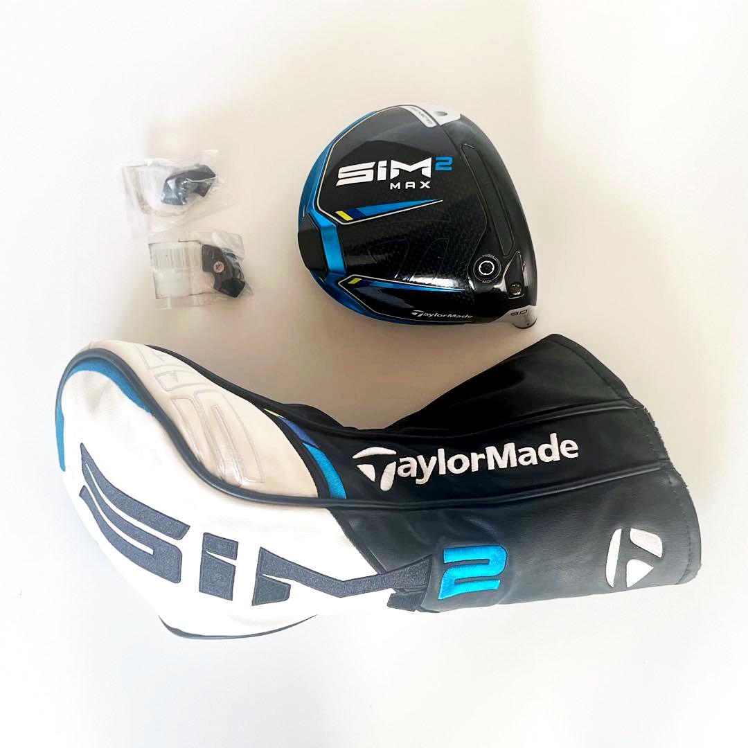 TaylorMade SIM2 MAX ドライバーヘッドのみ 9.0度 カバー付