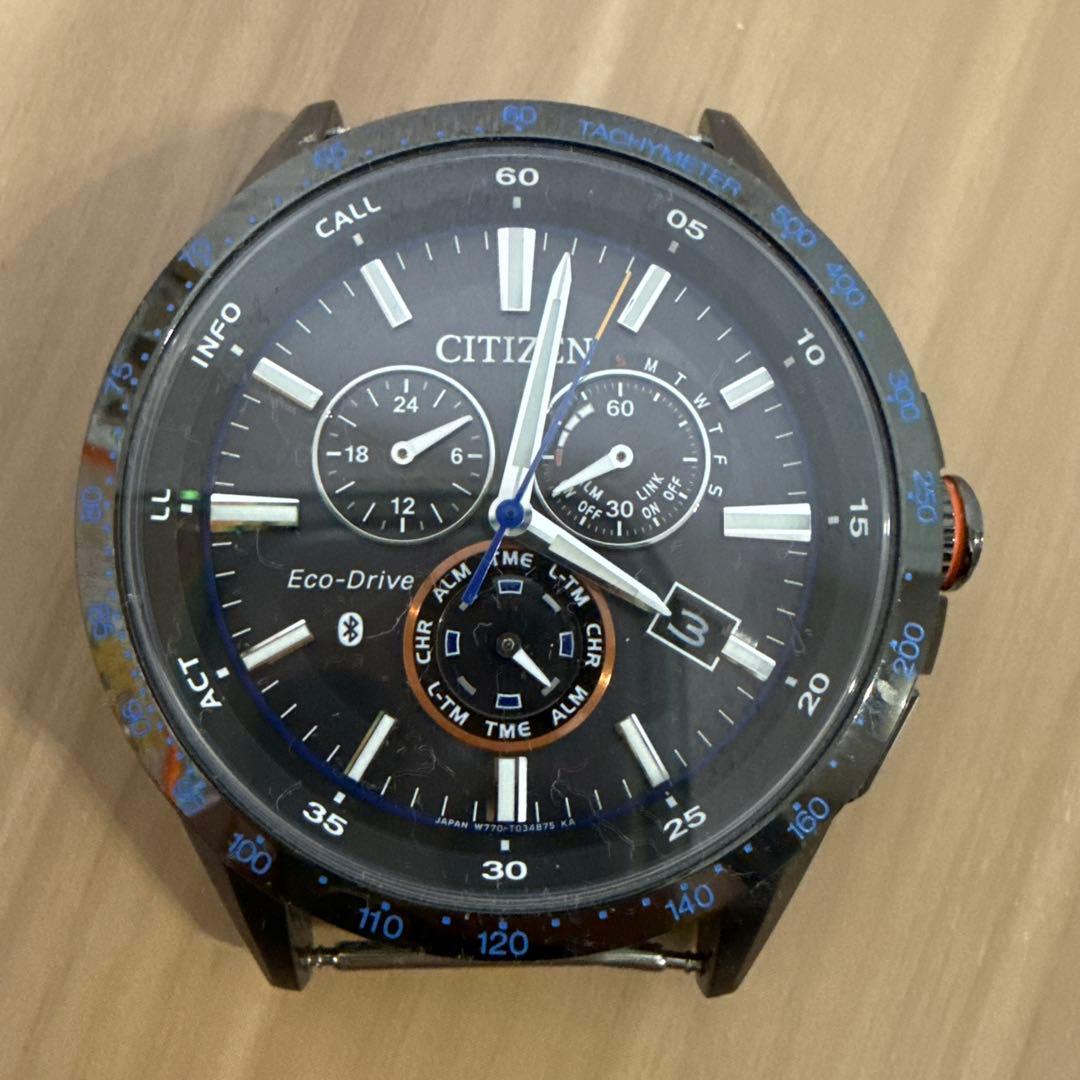 CITIZEN シチズン Eco-Drive クロノグラフ 腕時計