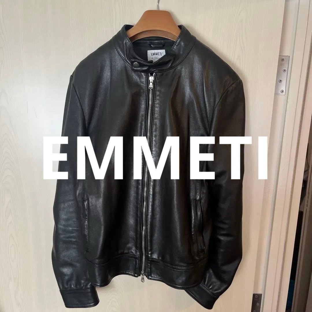 EMMETI JURI シングルライダースジャケット
