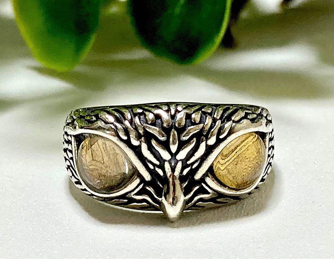 スマイル様　宇宙の彼方から舞い降りし奇跡の隕石　プレミアムギベオンフクロウリング