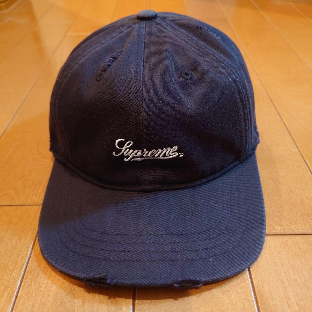 25FW 「Supreme」distressed script 6panel