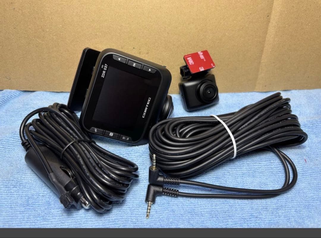 COMTEC ZDR037 コムテック ドライブレコーダー 前後2カメラ360