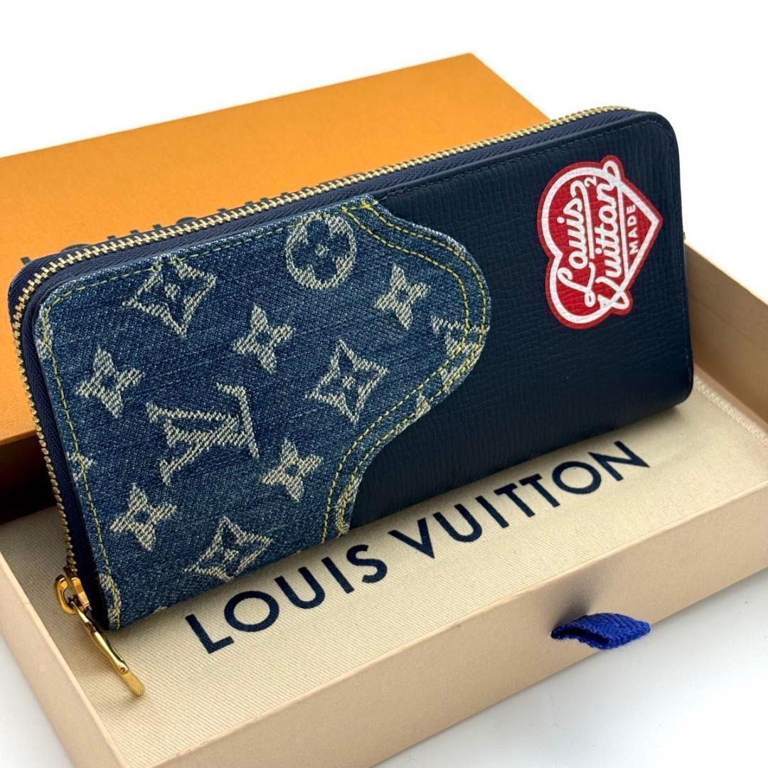【未使用に近い】ルイヴィトン NIGOコラボ ジッピーヴェルティカル 長財布