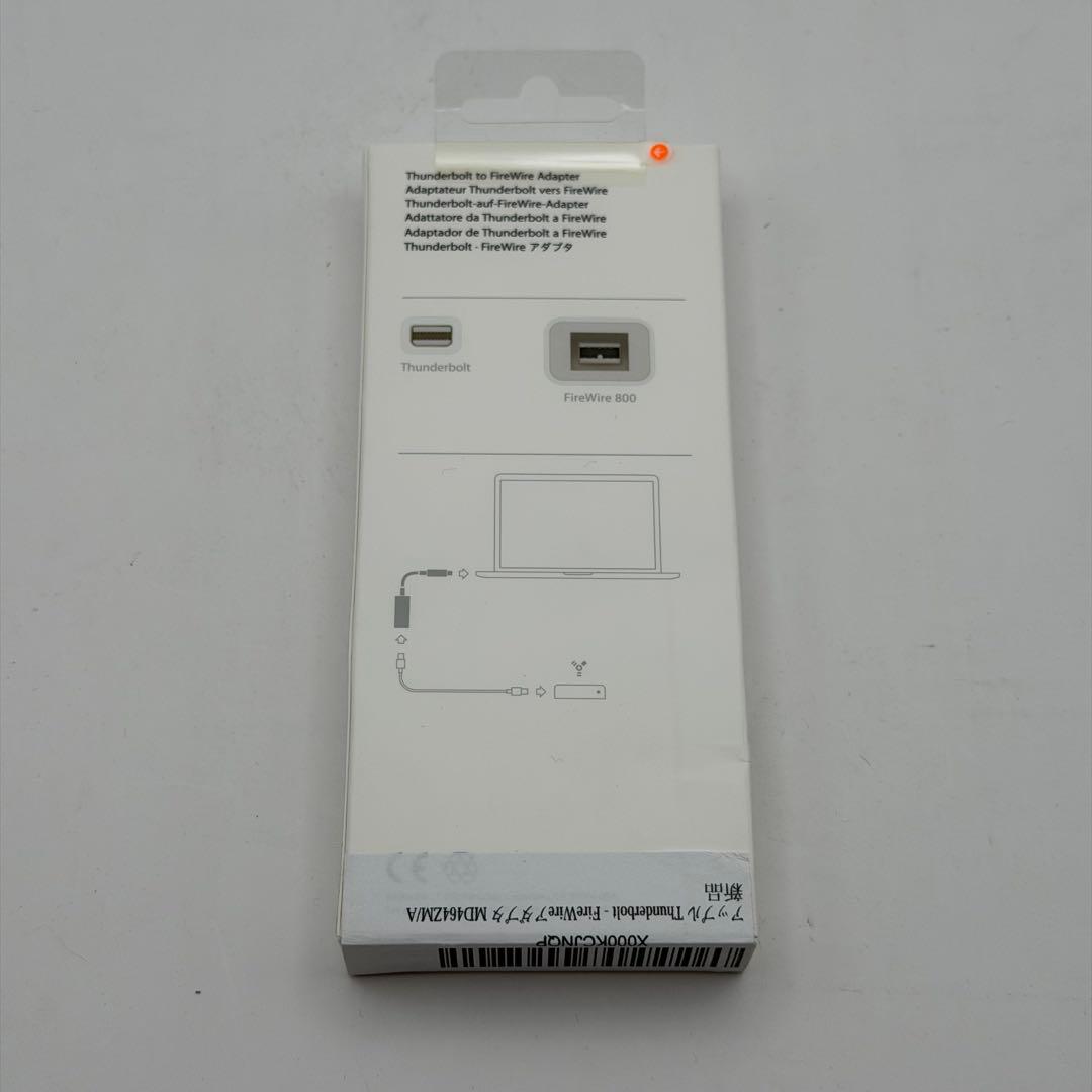 【Apple純正】 firewire アダプター [MD464ZM/A]