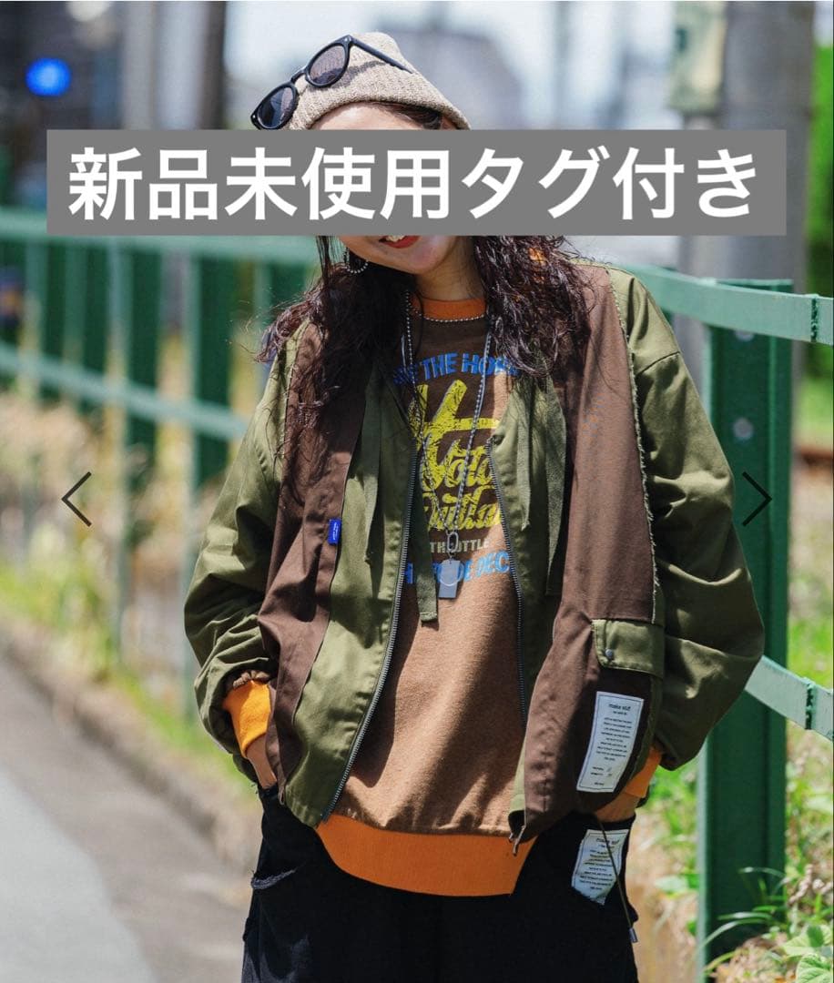 ニコアンド［be with M］ Misayo ミリリメイクジャケット カーキ