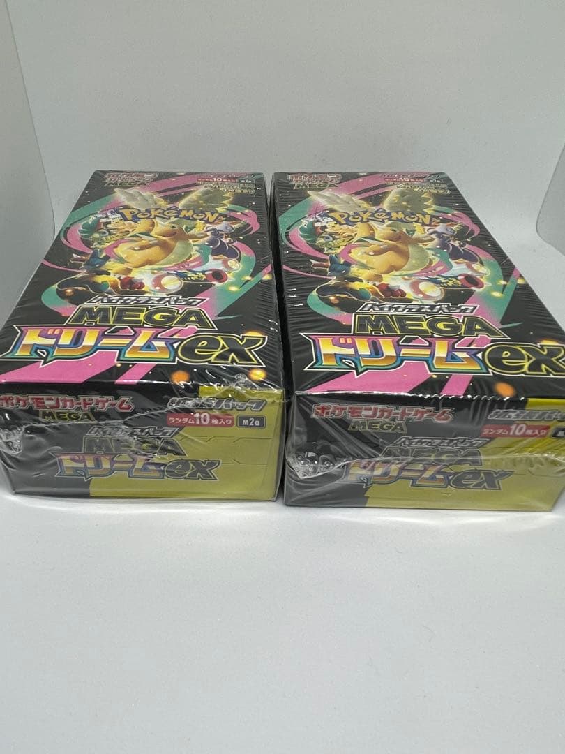 【未開封】ポケモンカードゲーム MEGA ドリームEX 2box シュリンク付き