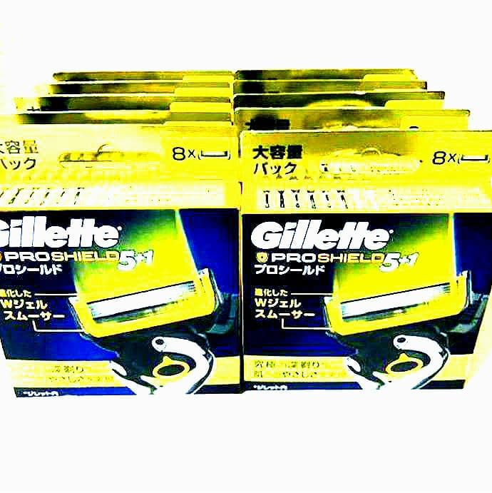 Gillette ジレット プロシールド 替刃 ８個入１０箱セット 新品 未開封