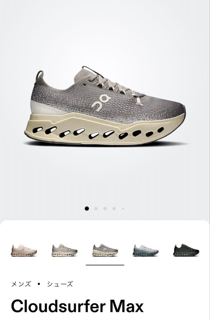 t*i様 On Cloudsurfer Max Asphalt/Ice US8