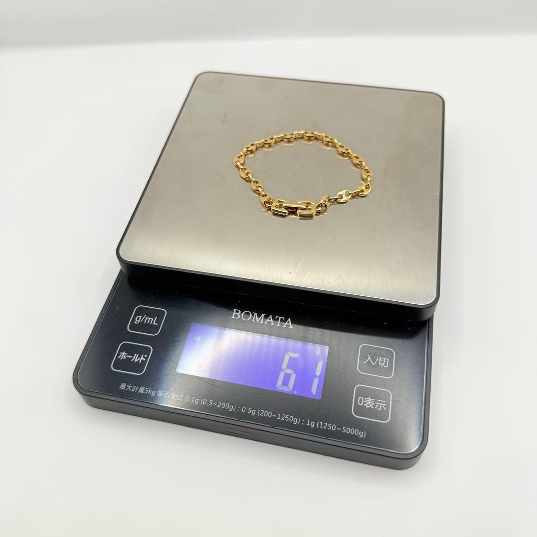 【極美品】GIVENCHY ジバンシー　ブレスレット　チェーン　ゴールド　19㎝