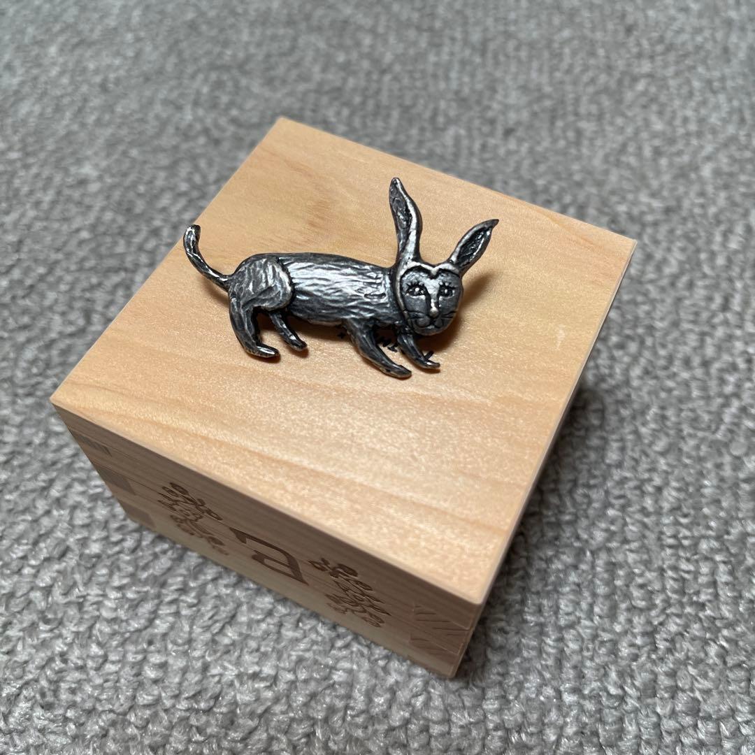 レア】ミナペルホネン annie ブローチ　アンティークシルバー