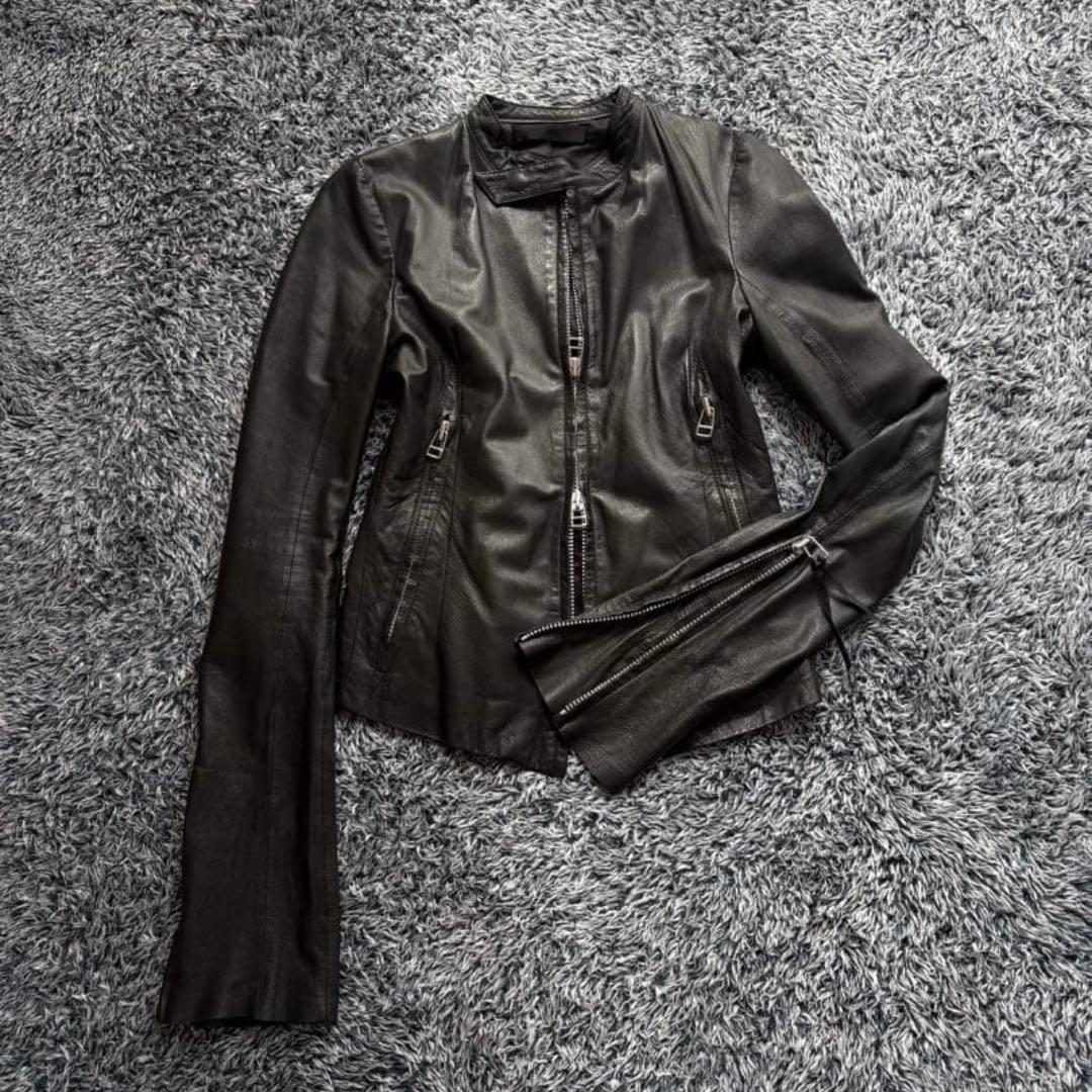 ジャケット・アウター ekam leather gimmick jacket