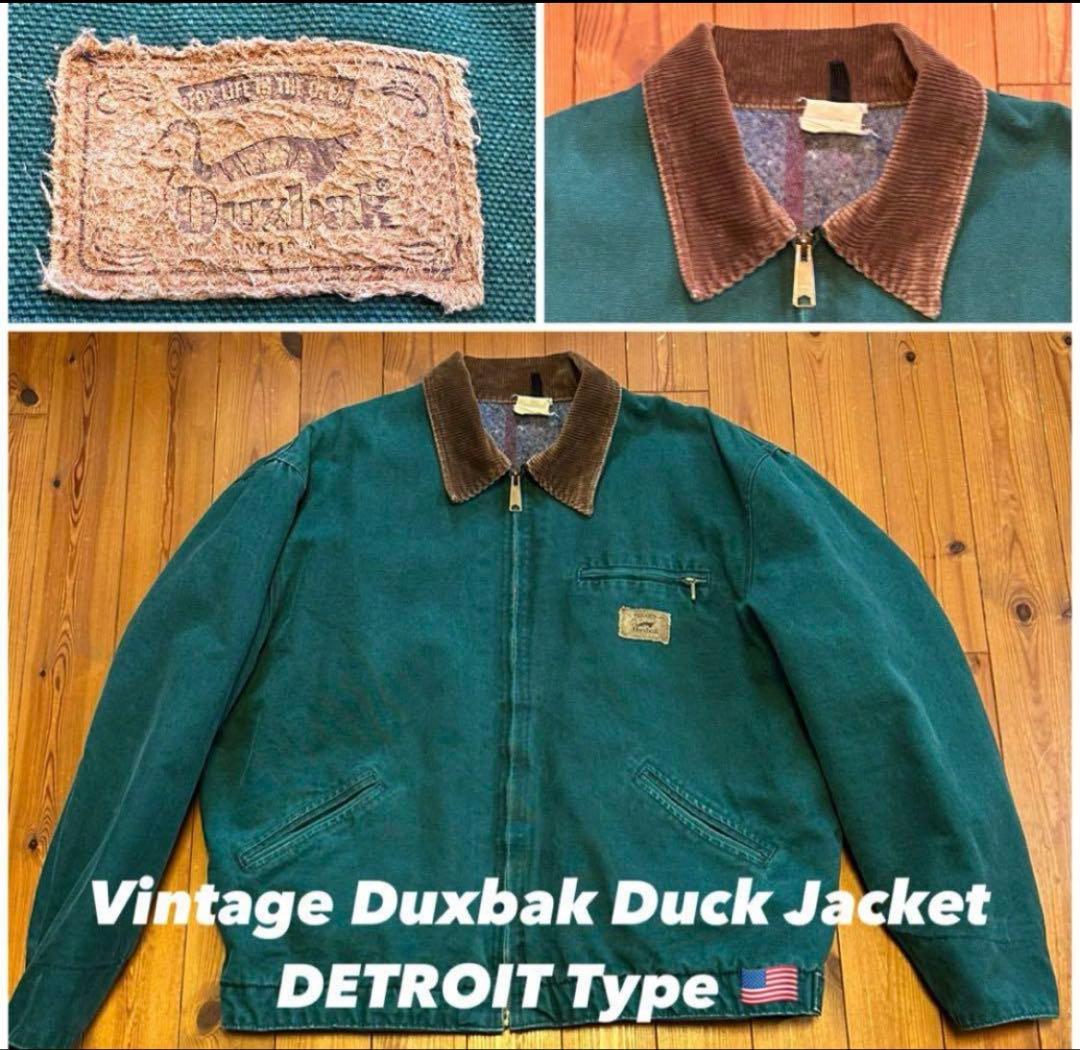 90sダックスバックDuxbakモスグリーンジャケットデトロイト