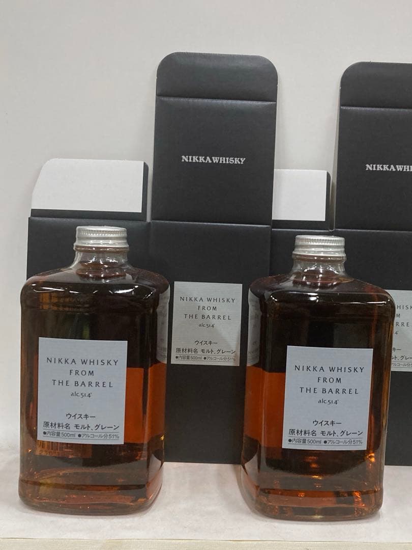 ニッカフロムザバレル500ml 2本カートン付き