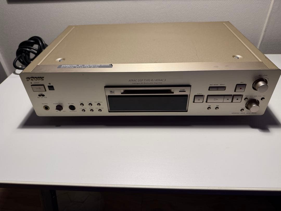【美品】Sony CD・MD・カセットデッキ ゴールド