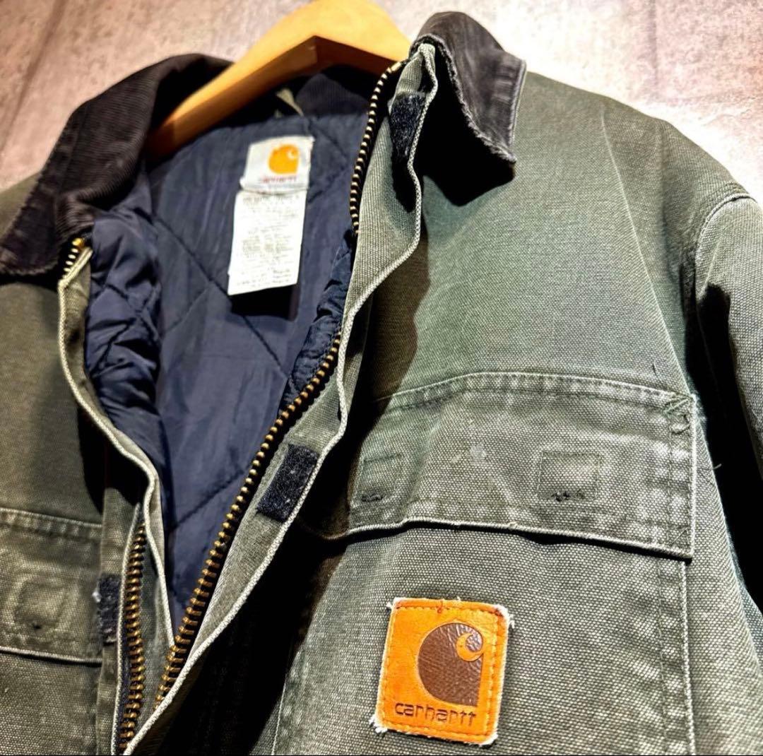 【極上】Carhartt カーハート トラディショナルコート MOS モス