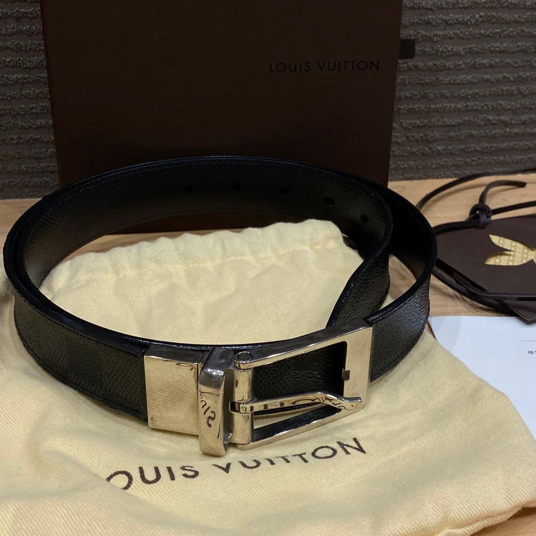 美品 LOUIS VUITTON ダミエグラフィット サンチュール シアトル