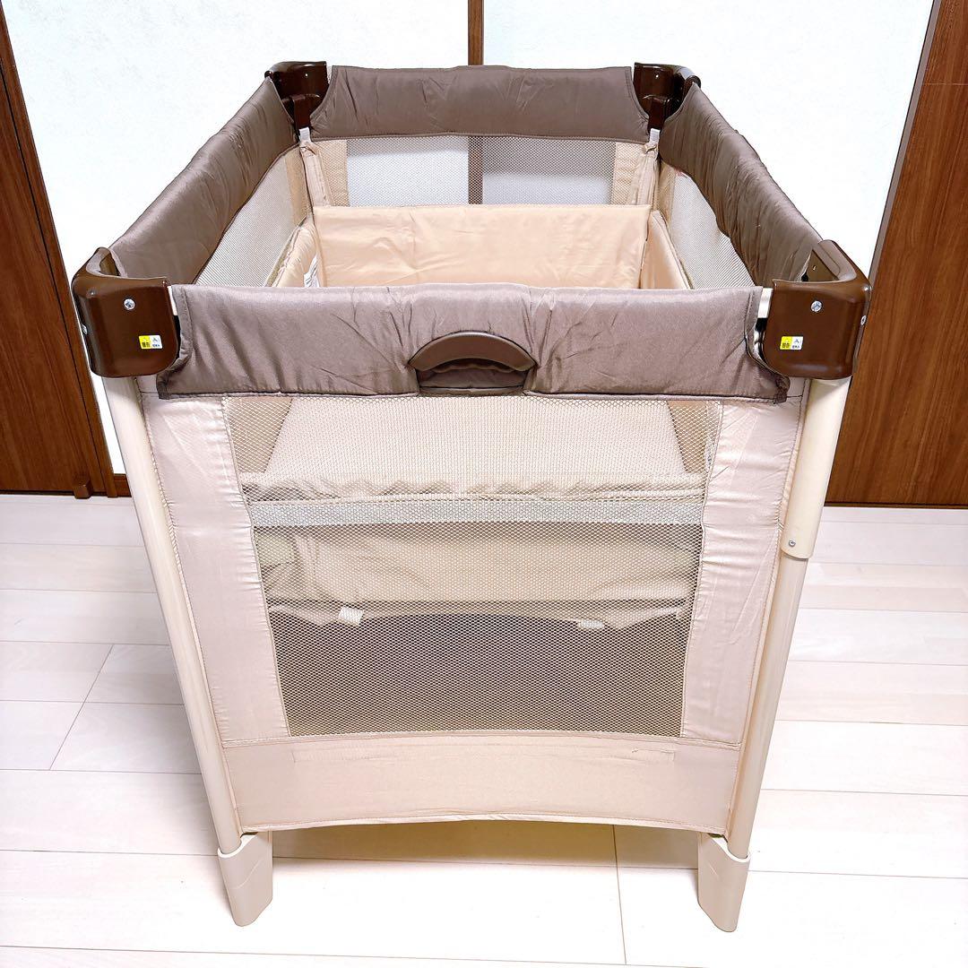 Aprica アップリカ ココネルエアー ベビーベッド 折りたたみ